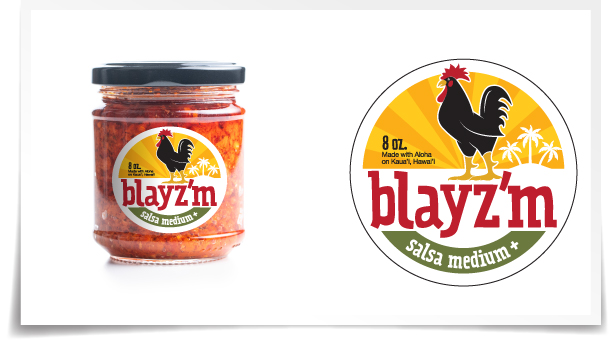 Blayz'm Salsa logo design