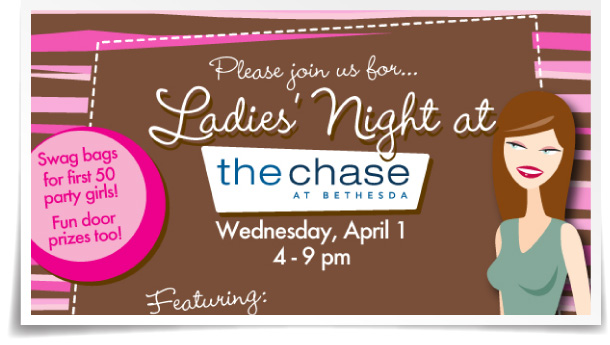 The Chase at Bethesda Ladies' Night eBlast